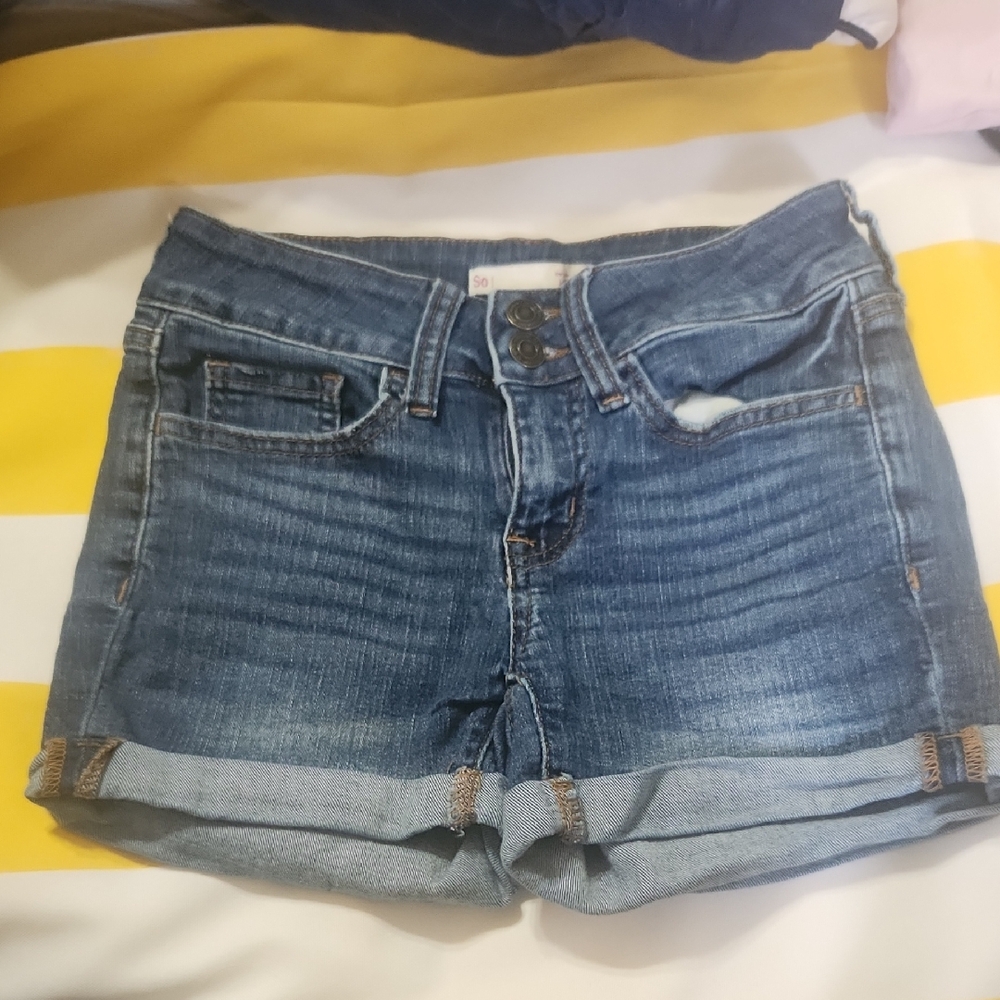 SO Indigo Denim Shorts